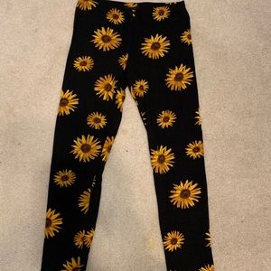 Sunflower Capri leggings boho style